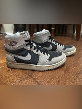 Air Jordan 1Zoom CMFT 2 Jordan High-Top Sneakers - Gray & Black W9